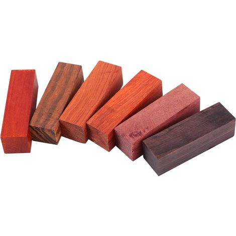 Ébauche de Bois Tournage, 6 Pièces, Stylo Tournant Vierge Couleur Aléatoire