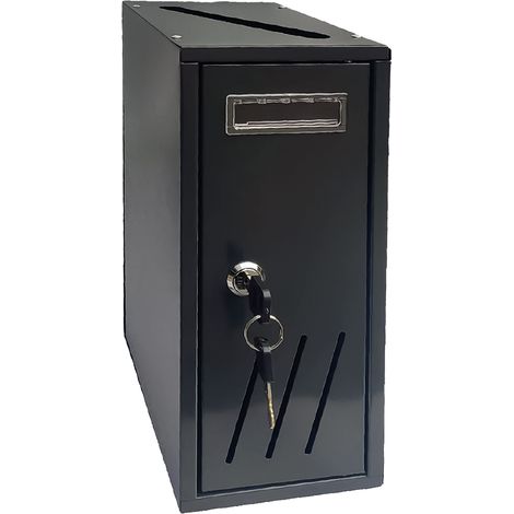 CASSETTA POSTALE SINGOLA VERTICALE 1 posto - antracite - cm. 12x17,5x H. 30  - KASART