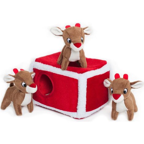 Jouet couineur interactif en Peluche pour Chien - Enclos pour Rennes (1/5)