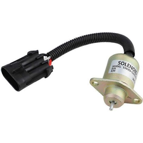Électrovanne d'arrêt de carburant 251523001 pour moteur diesel Kubota R90 R-25-15230-01-SFYGV (1/5)