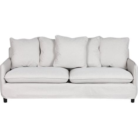 Sofa Poliester 196X85X90 Beige (1/5)
