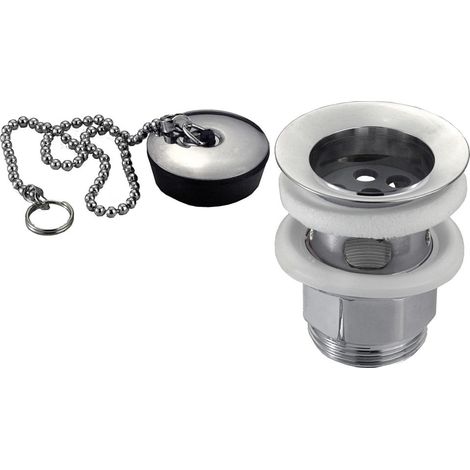 Cornat Universalventil mit Stopfen 1 1/4 Ø 63 mm, für Waschtisch Siphons & Abläufe (1/2)