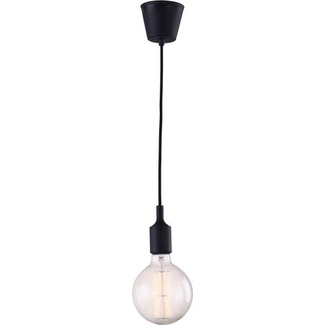 Lampada da soffitto a vite - Lampada a sospensione - Axel Nero