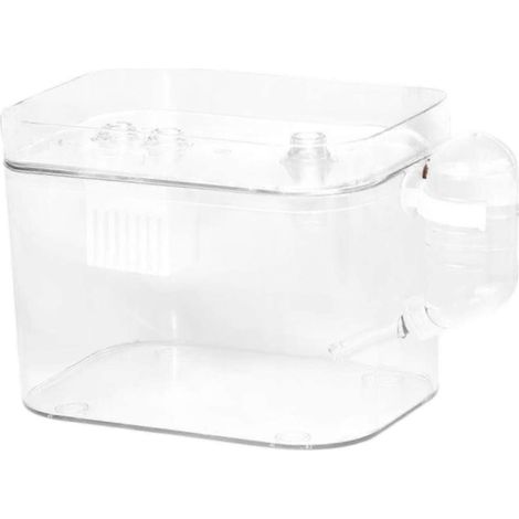 Durchsichtiger Hamsterkäfig, Reisekäfig für Haustiere, Tierbedarf, transparenter, stabiler Kleintierkäfig für Meerschweinchen und Mäuse-No Handle Type