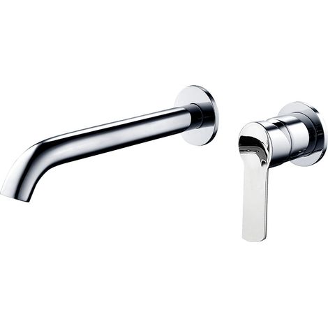 Kibath Grifo Empotrado de Lavabo monomando SIO acabado CROMO brillo fabricado en latón (1/5)