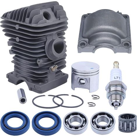 40 mm Cylindre Piston Kit pour Stihl MS210 021 MS 210 avec Roulement à aiguilles Bougie d'allumage Pièces de rechange pour 1133020 1216 11230201216