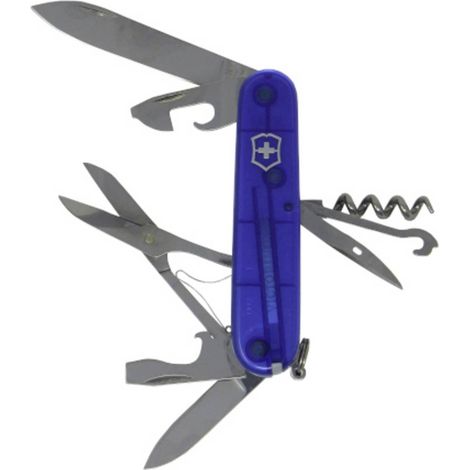 Victorinox Climber 1.3703.T2 Couteau suisse Nombre de fonctions 14 bleu (transparent) W96390 (1/2)