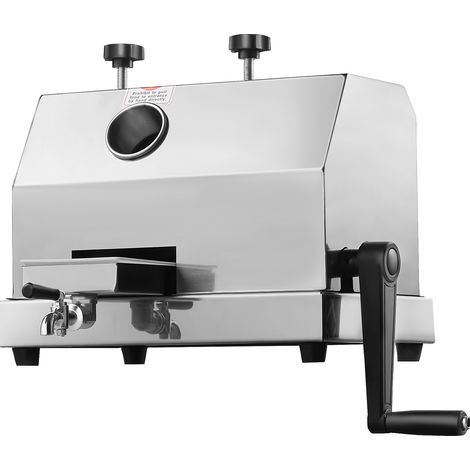 Mophorn Extractor de Caña de Azúcar Manual Exprimidor de Caña de Azúcar 50 kg/h Acero Inoxidable con 3 Rodillos Exprimidor de Cítricos de Entrada Grande para Extracción de Zumo Domesticas y Comerciale