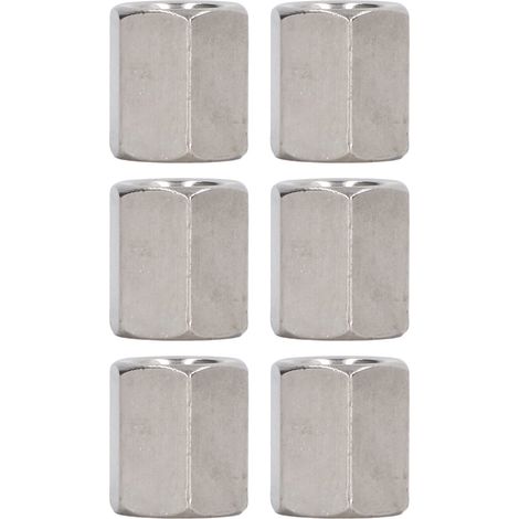 M8x1,25 L15mm Gewindestangen-Verbindungsmuttern aus Edelstahl 304, 20er-Packung, für Bolzen, Gewindebolzen und Maschinenschrauben (1/5)
