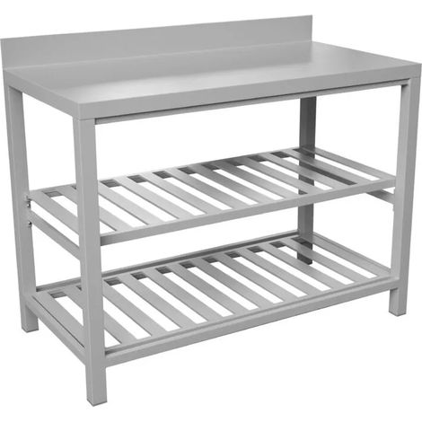 cucina da esterno modulare solaria "modulo 5" in alluminio grigio chiaro 120x60x90 cm