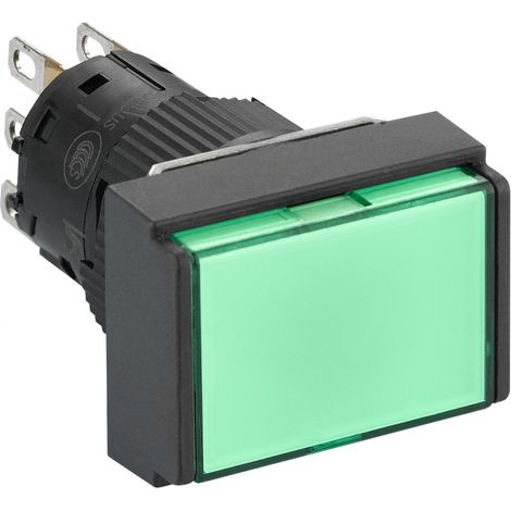 Harmony XB6 bouton-pous. lum. Ø16mm à imp. affleurant 1OF 24V vert SCHNEIDER ELECTRIC XB6EDW3B1P (1/3)