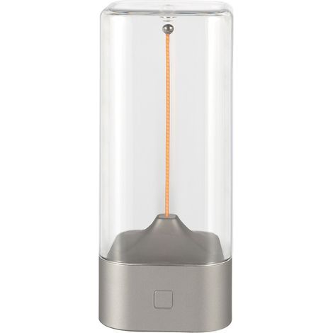 Veilleuse magnétique – Veilleuse tactile interactive Lampe de table tactile LED et accessoire d'éclairage rechargeable par USB pour chevet, salon (argent) (1/5)