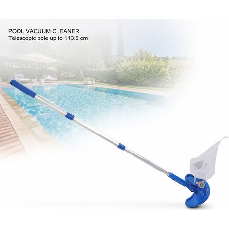Aspirateur de piscine - Sans marque - Modèle télescopique - Brosse intégrée, plastique durable, kit complet pour spa et bassin (1/5)