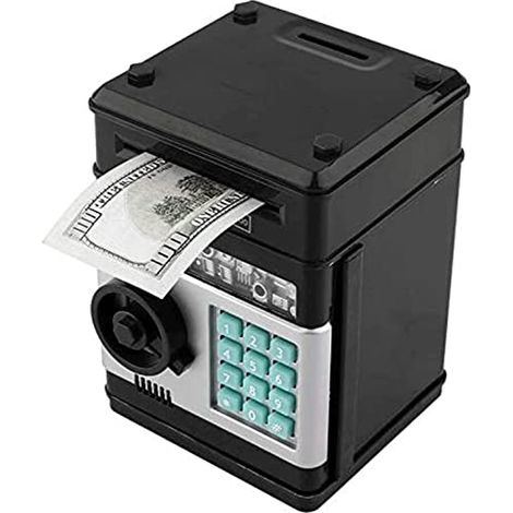 Tirelire électronique en Forme de Cochon pour espèces, pièces de Monnaie, boîte à Billets, Coffre-Fort Automatique pour Billets, Mot de Passe, Distributeur ATM - Cadeau d'anniversaire pour Enfants