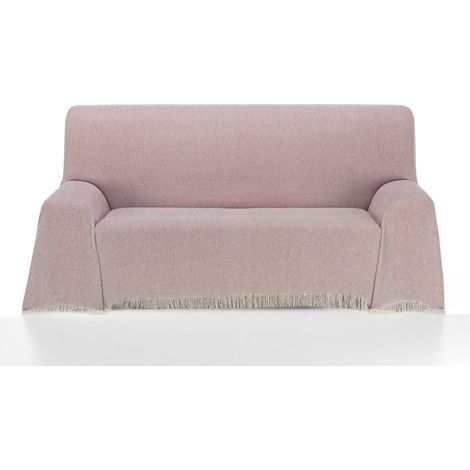 Couvre-lit Multifonction Taille 300 x 260 cm pour canapé ou lit - Foulard Multifonction Toucher Extra Doux Couleur Grenat, Bordeaux (1/5)