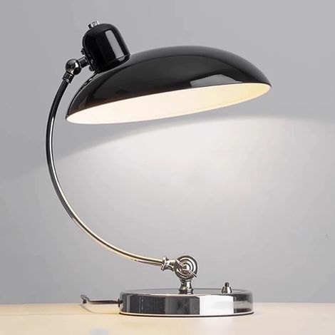 Lampe de Table Moderne Lampes de Chevet à Angle réglable pour Table de Chevet Base de Lampe de Bureau en Acier Minimaliste Moderne avec Interrupteur pour Salon Chambre décor de Rome