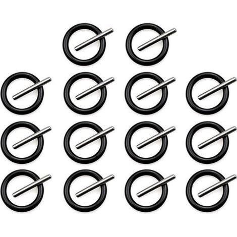 pair Kit de 28 pièces pour clés à chocs : bagues, joints toriques, goupilles et joints pour douilles de 1/2\", accessoires pour clés à chocs, accessoires pour douilles à chocs (14 paires) (14 paires) (1/4)