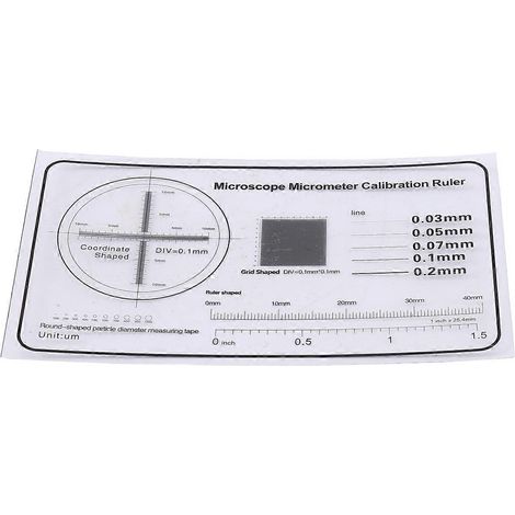 Plaque d'étalonnage de membrane de détection compatible, B (1/5)