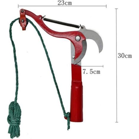Cueilleur de fruits télescopique, sécateur de jardin télescopique, sécateur télescopique, élagueuse sur perche, scie d'élagage (1/5)