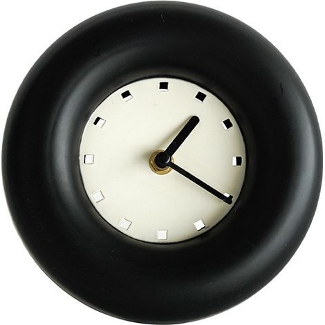 Orologio da tavolo digitale, stile coreano, vintage, retrò, decorazione per camera da letto, soggiorno, casa (nero) (1/4)