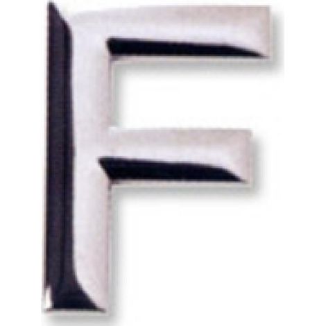 Adhesif Sticker 3D Chrome - Embleme F -France