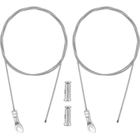 Câble de Sécurité Métallique Réglable 2 Sets pour Lumière, Sandales Femme (1/5)