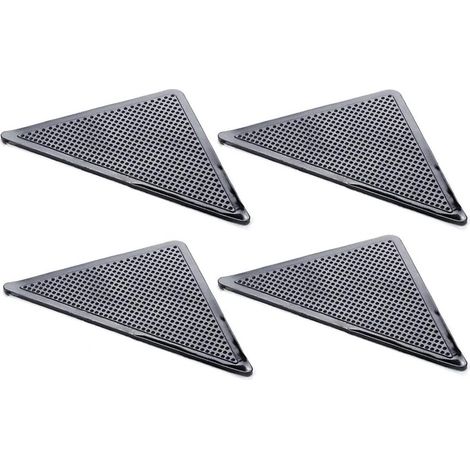 CCYKXA4pcs Reusable Washable Rug Carpet Mat Grippers Non Slip Silicone Safety Bath Mat Grip Protect for Home Bathroom Living Room (1/5)