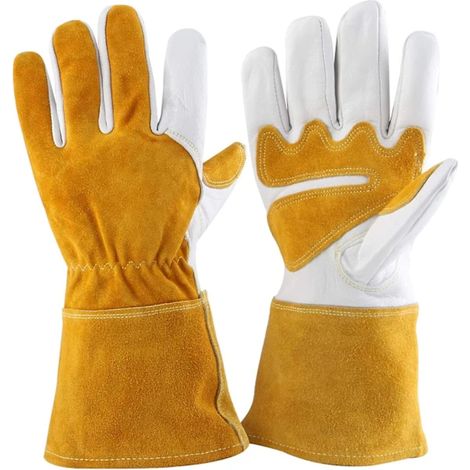 Filiyano-Gants de jardin en cuir pour femmes et hommes, résistants aux coupures et aux perforations. (1/3)