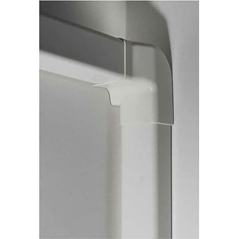 Angle vertical gauche 60X45 blanc pur 9010 (X 6) - DIFF