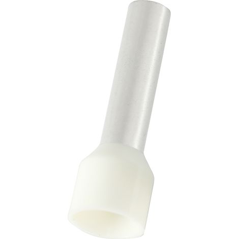 Embout à sertir 10mm², Ivoire, longueur 18mm (1/2)