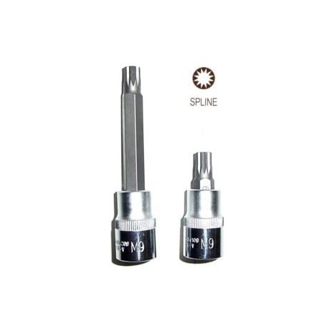 Llave Spline Jonnesway 1/2" M14 x 55mm S64H4114 para aplicaciones automotrices y mecánicas, fabricada en acero S2 y cromo vanadio, alta durabilidad y precisión