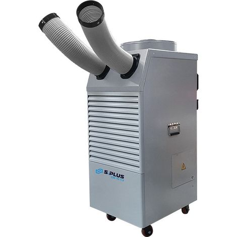 Climatiseur mobile silencieux 24 000 BTU – Puissance frigorifique 7 100 W – Débit d'air 1 020 m³/h – Pour espaces jusqu'à 80 m² – S Plus