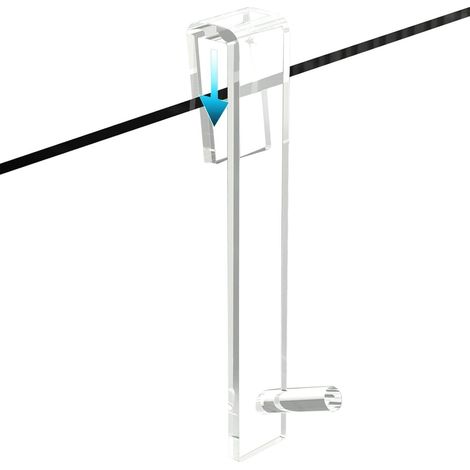 de porte de douche en verre Crochet de porte de salle de