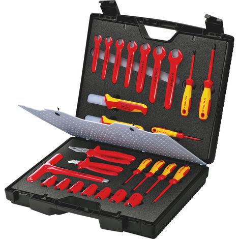Draper 18891 KNIPEX 98 99 12 Standard Tool Case With Insulated Tools, 26 Parts