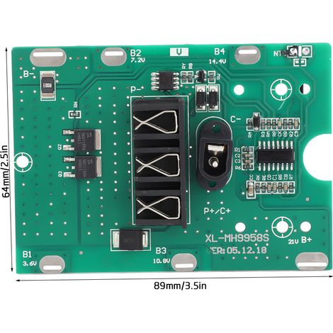 Carte de protection pour batterie Li-ion 21V, module de circuit MH9958S pour outils électriques sans fil et perceuses. (1/5)
