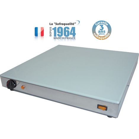 Plaque Chauffante en Verre - 500 x 500 mm - Sofraca