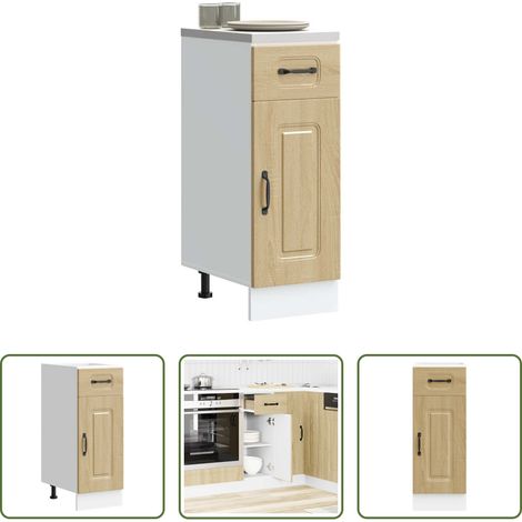 Holzwerkstoff - Küchenunterschrank Kalmar Sonoma-Eiche Holzwerkstoff (1/5)