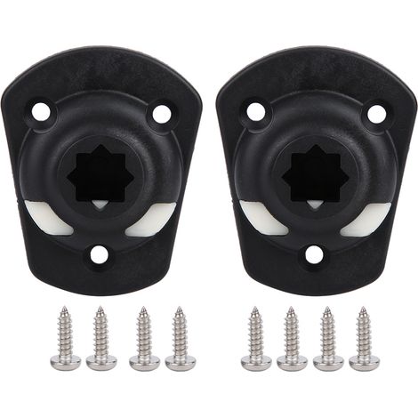 2 pièces Support de Canot Accessoires pour Canne à Pêche avec Vis de Fixation (1/5)