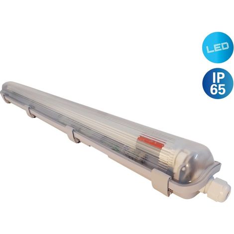 LED Feuchtraumleuchte Pipe 1-flammig 68 cm T8, G13, 9 Watt Feuchtraumleuchte (1/2)