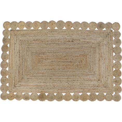 Alfombra Yute 160X230X1 2200 Gsm Natural Marron TX195656 (1/4)