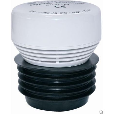 Pipe aerator DN 32 63, white, for sanitary installations (1/5)