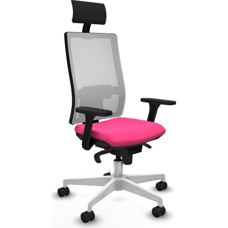 Sedia da ufficio piqueras y crespo Horna rosa schiuma