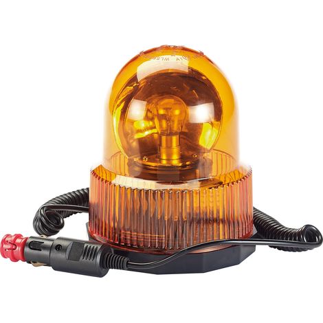 Draper 12V Magnetic Base Rotating Beacon Light Model 63877 for Emergency and Warning Signaling (1/5)