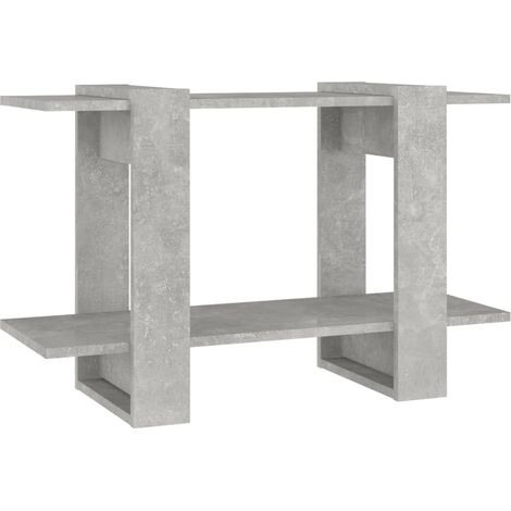 Maison Exclusive - Bücherregal/Raumteiler Betongrau 80x30x51 cm