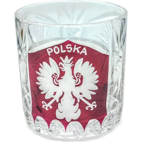 Cristal con grabado "Águila Polaca" - artesanía de lujo (1/5)