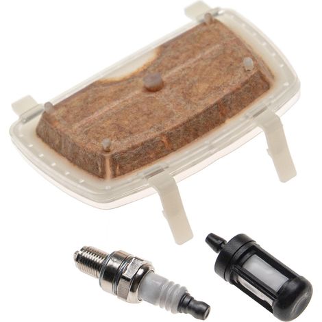 vhbw Luft-Filter, Kraftstofffilter, Zündkerze Ersatz für Stihl 1139 120 1602 für Motorsäge, Kettensäge - Wartungsset