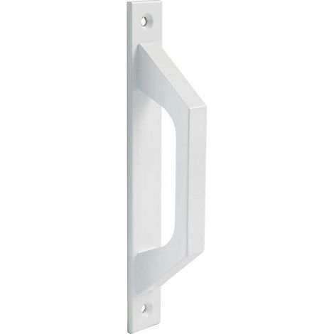 – Poignée de porte coulissante en aluminium blanc – Dimensions 198 x 25 x 40 mm – Installation rapide avec vis fournies – Résistante à la corrosion (1/5)