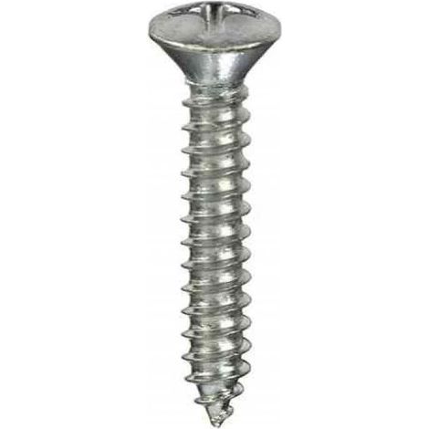 CONNEX - 18 PEZZI - VITI AUTOFILETTANTIZINCATE CON TESTA A GOCCIA  4,8X25MM