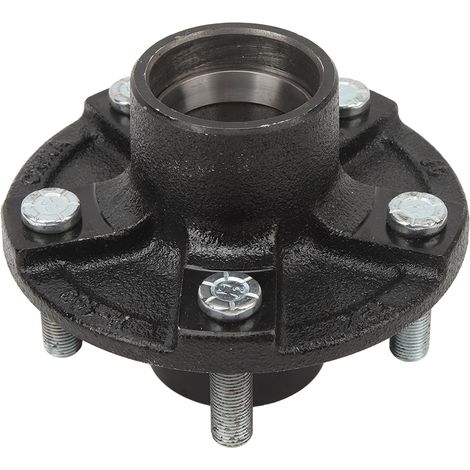Kit de moyeu de remorque 2000 lb, 5 sur 4,5 po, pour fusée d'essieu de remorque de bateau cargo de 1 po et 1 1/16 po (1/5)