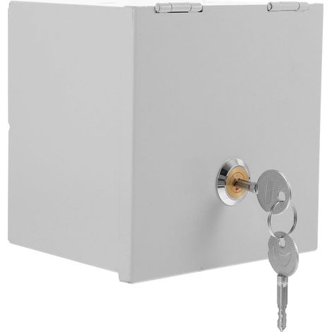 Boîtier Électrique Extérieur en Acier Inoxydable avec Serrure Antirouille Protection Prise Étanche pour Générateurs Soudeuses et Camping-car Boîte Verrouillable Couleur (1/5)